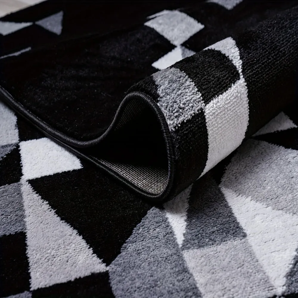 84 * 60in Carpet, Living Room Bedroom Study Carpet, Abstract Style, Türkiye Imported Exquisite Modern Design Rectangular Blanket, Furniture Decoration, New House Decoration Housewarming Holiday Gift