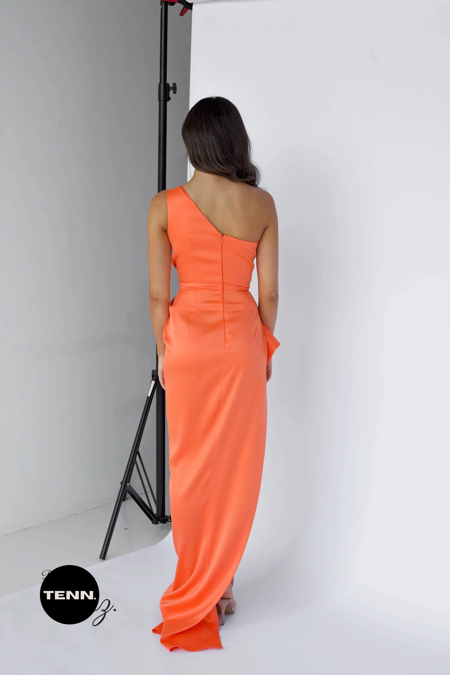 Adelina Gown - Tangerine