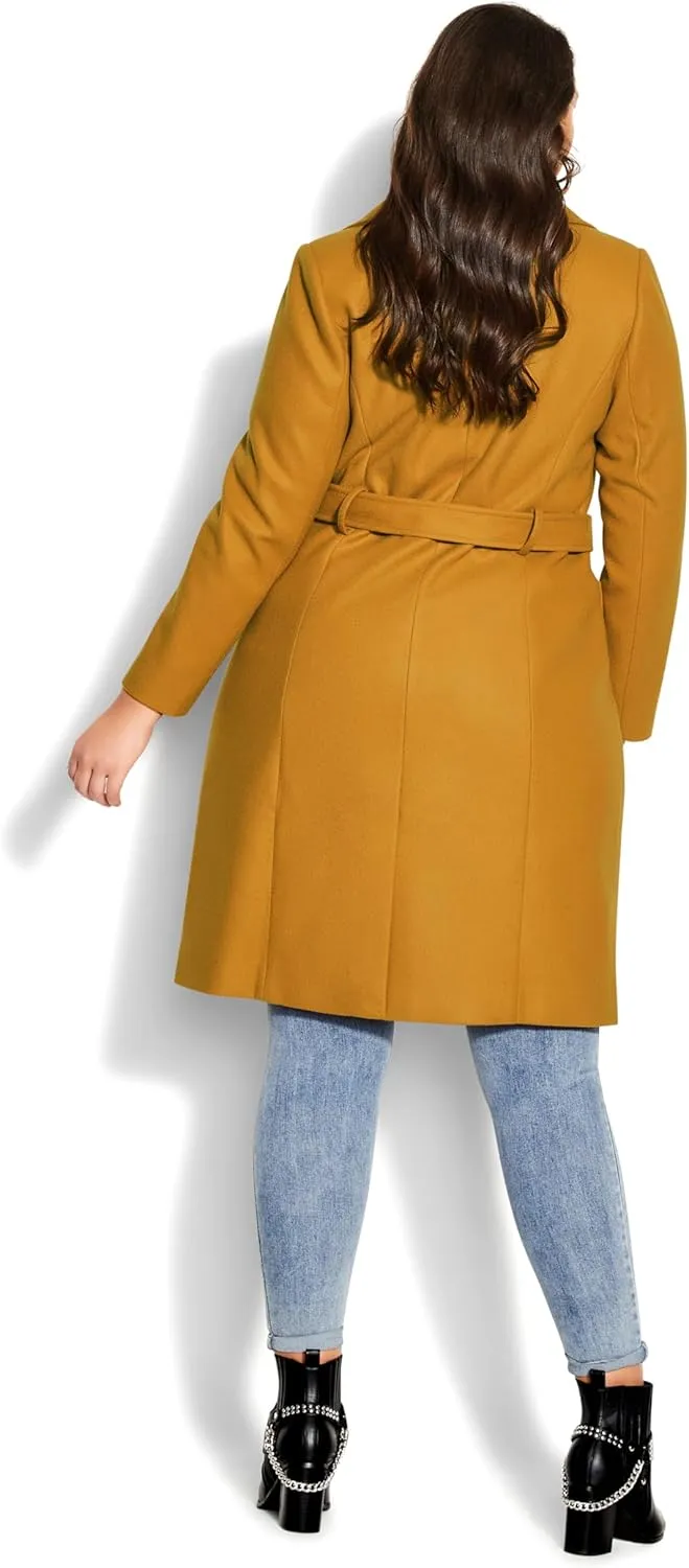 City Chic Plus Size Coat, Abigail Coat