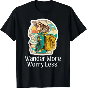 Female Travel Blogger Tee, Wanderlust Solo Travel, Adventure T-Shirt