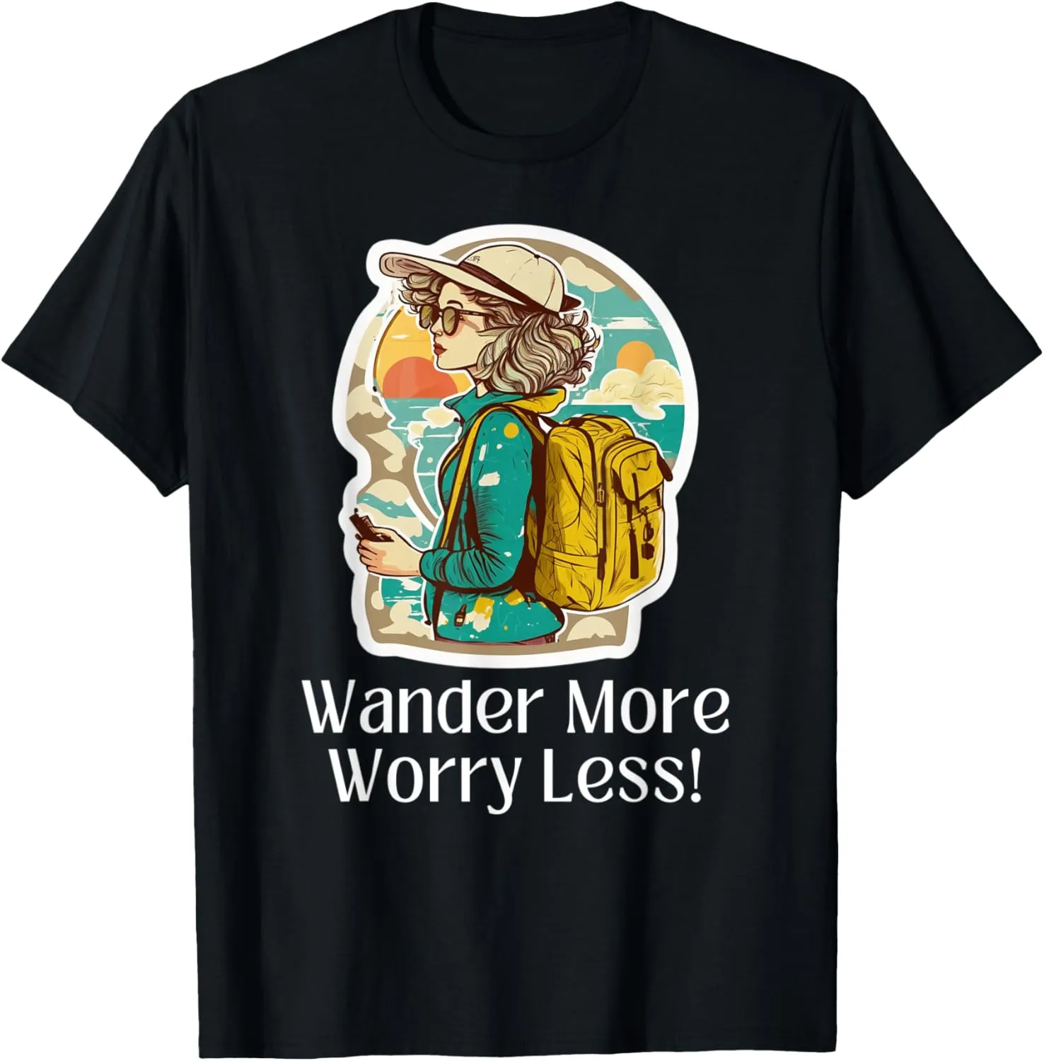 Female Travel Blogger Tee, Wanderlust Solo Travel, Adventure T-Shirt