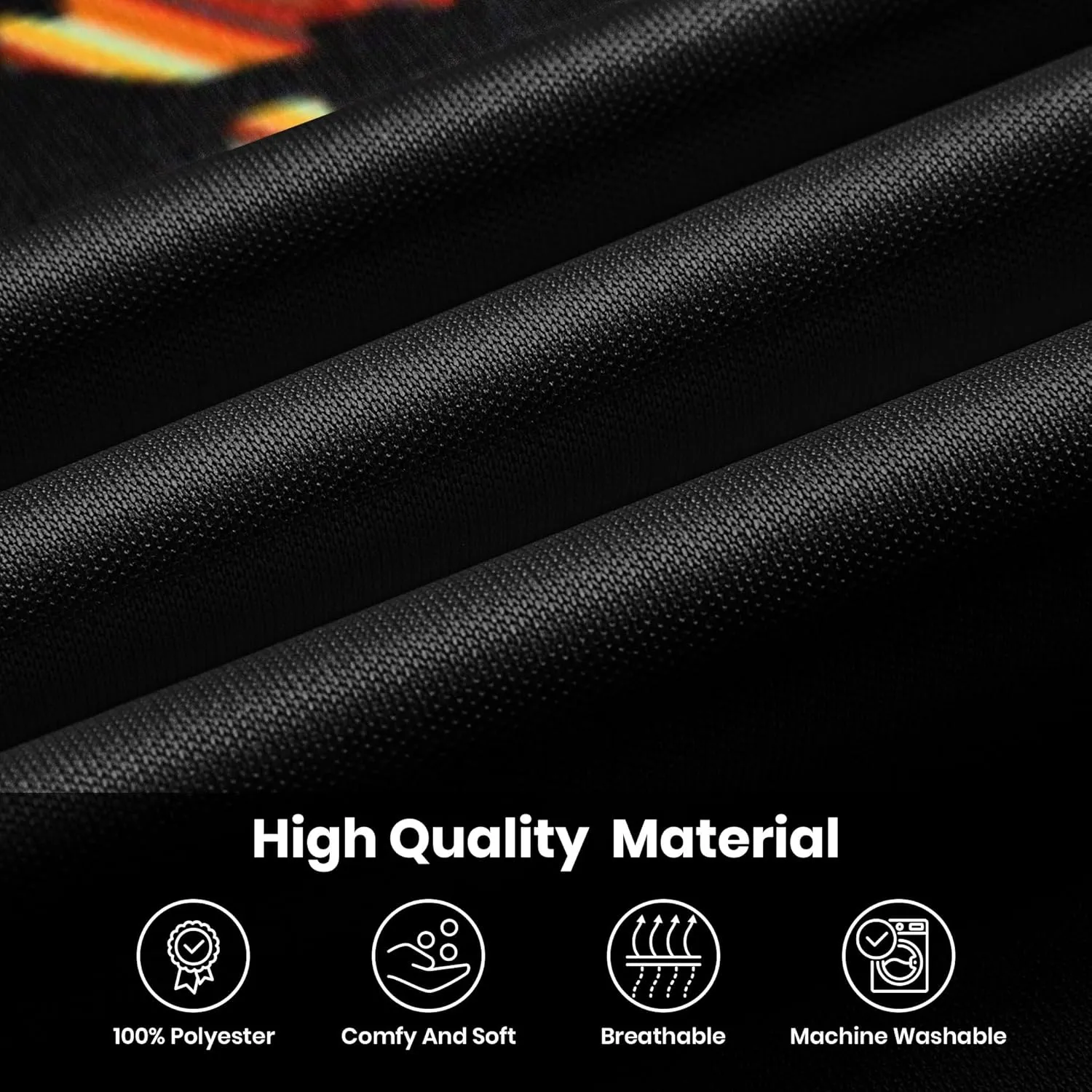 Golf Shirts for Men Printed Quick Dry Short Sleeve Performance Polo Shirts Moisture Wicking Collared Tennis T-Shirt