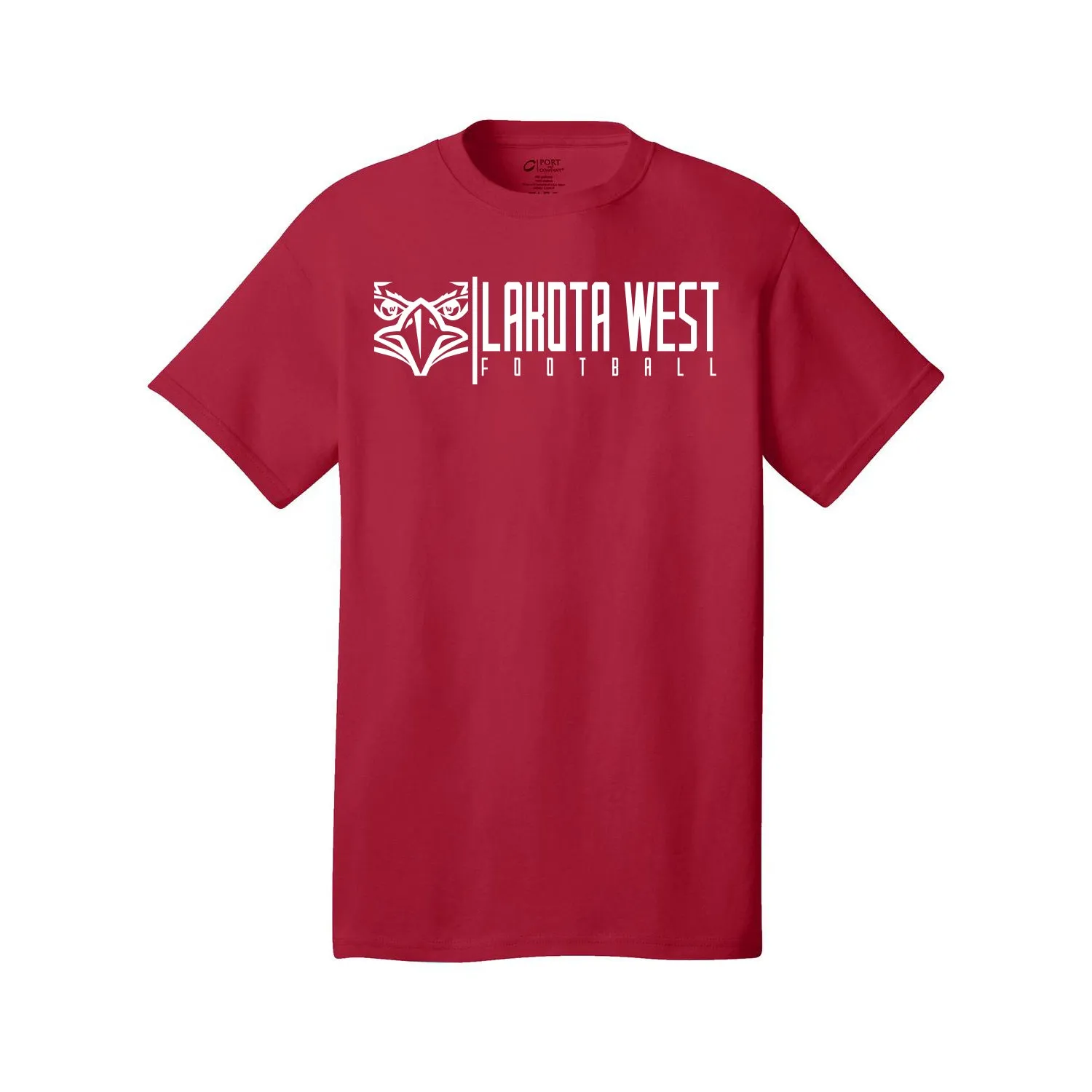 Lakota West Football - Short Sleeve Tee (Red)