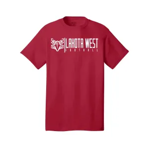 Lakota West Football - Short Sleeve Tee (Red)