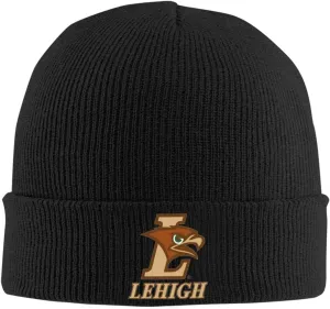 Lehigh University Logo Classic Warm Winter Knit Cap Fleece Lined Beanie Hat