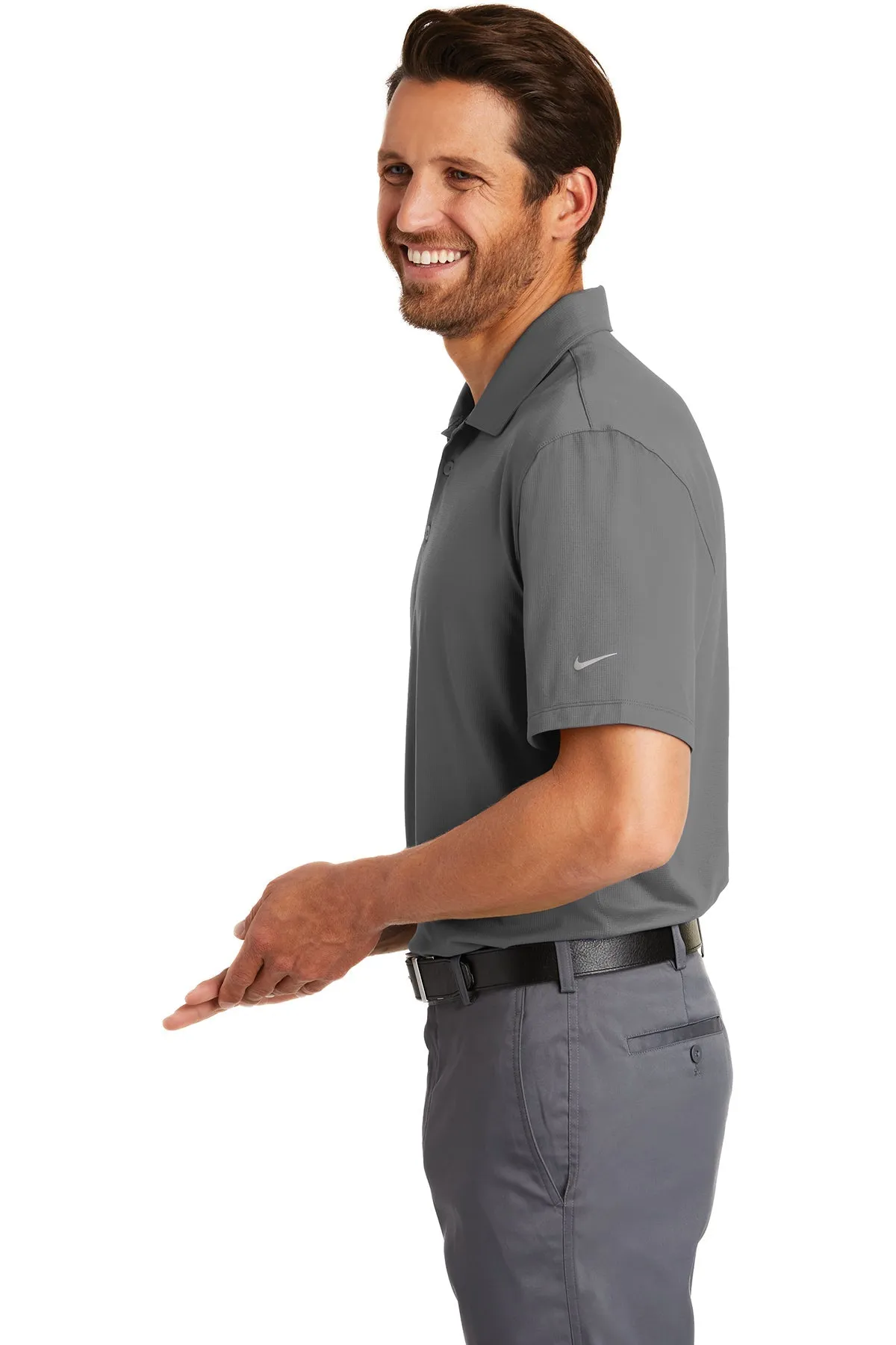 Nike Dri-FIT Legacy Customized Polos, Dark Grey