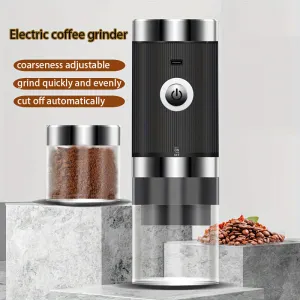 Portable Coffee Grinder Type-C USB Charging - Professional Electric Grinder For Coffee Beans 3 Colors Low Noise For RV Outdoor