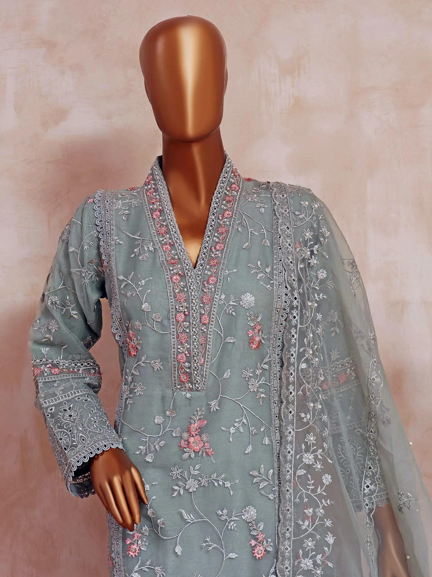 Sadabahar Festive Collection Grey Suit