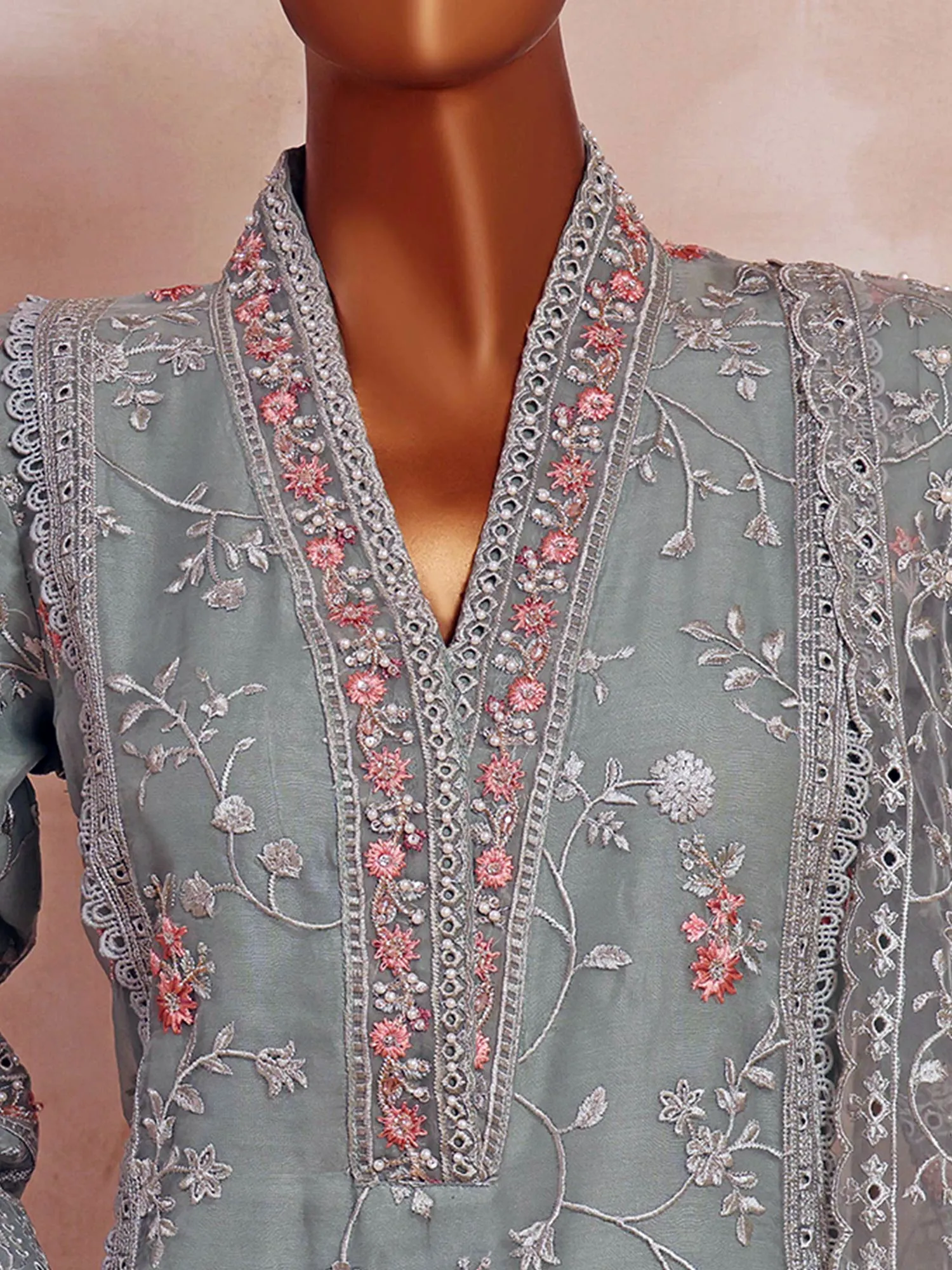Sadabahar Festive Collection Grey Suit