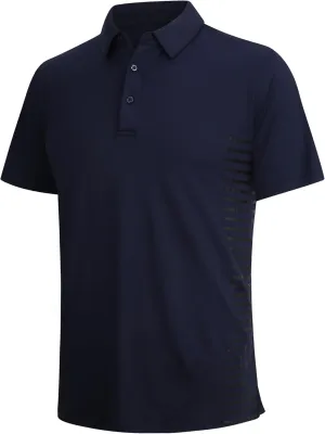 SAMERM Golf Shirts for Men Dry Fit Short Sleeve Mens Golf Shirt Performance Moisture Wicking Polo Shirts for Men