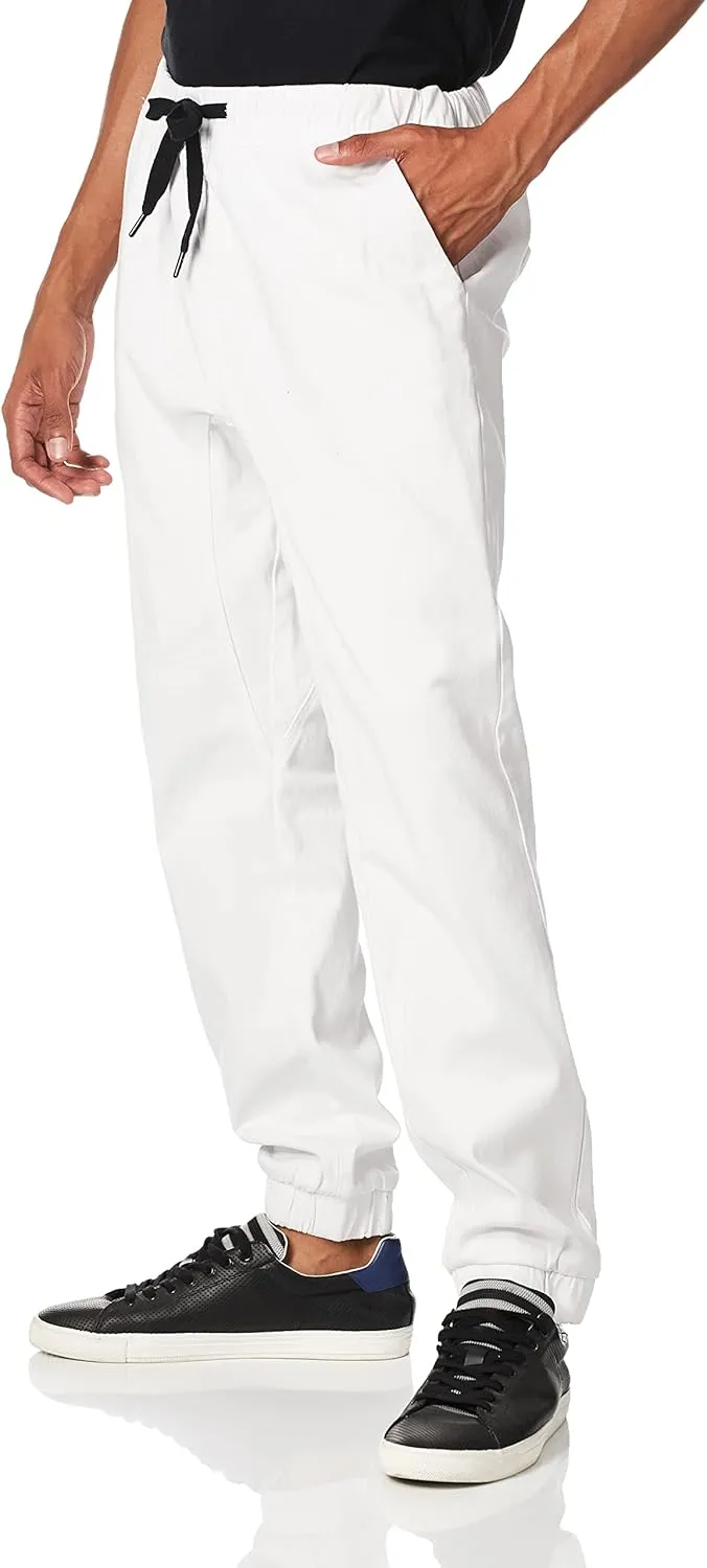 Southpole Men's Basic Stretch Twill Jogger Pants-Reg and Big & Tall Sizes