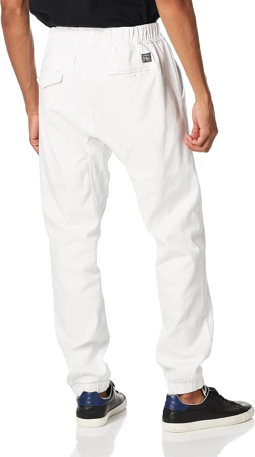Southpole Men's Basic Stretch Twill Jogger Pants-Reg and Big & Tall Sizes