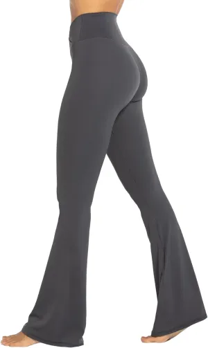 Sunzel Womens Flare Leggings No Front Seam Flare Yoga Pants with Tummy Control Crossover High Waist - 28" / 30" / 32" / 34"