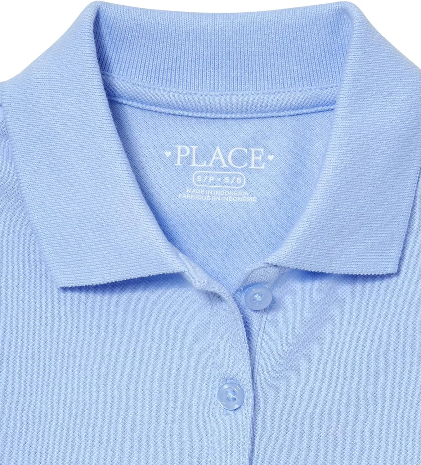 The Children's Place Girls' Uniform Long Sleeve Pique Polo