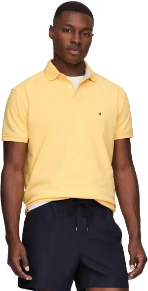 Tommy Hilfiger Men's Short Sleeve Cotton Pique Polo Shirt in Regular Fit 2024 Collection