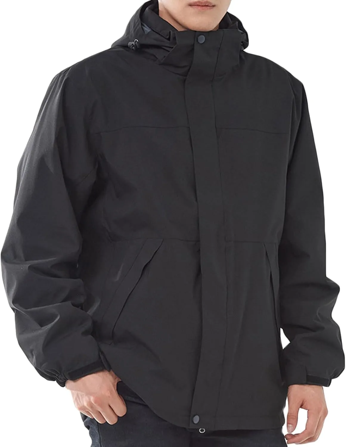 Women's 3 In 1 Winter Coat Waterproof Jacket with Removable Lining Women Warm Mountain Windbreaker Hooded Jacket